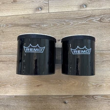 Remo BG-5300-70 Festival Bongo Drum Black 6" and 7"