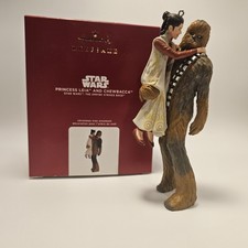 2020 Hallmark Keepsake Star Wars Empire Strikes Back Princess Leia and Chewbacca