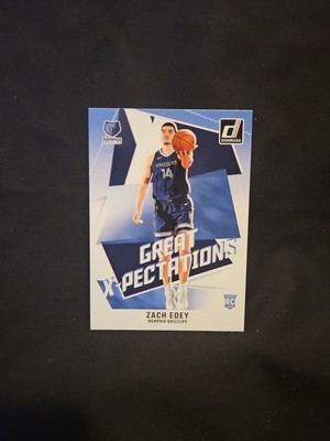 2024-25 Donruss Zach Edey Great X-Pectations RC Rookie Grizzlies