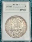 1900-O Morgan Dollar ANA MS63 First Generation Toned