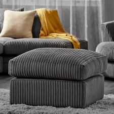 Large Jumbo Cord Fabric Footstool – Premium Quality Footstool on Sale