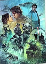 2019 LucasFilms Star Wars Celebration Chicago Mural Promo Card Set Card 2