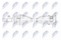 NTY Antriebswelle NPW-CH-072