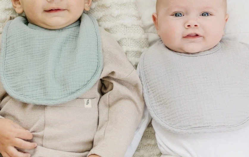 8 Konssy Muslin Front Baby Bibs - Food/Drool Bibs Fleece Back Unisex Colors NEW
Opens in a new windo