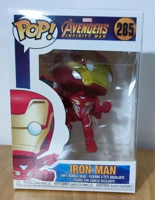 Pop Funko Marvel Avengers Infinity War Iron Man 285 misure confezione 16X6X11,5