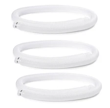 Intex 1.25 Inch Diameter Accessory Pool Pump Replacement Hose 59In Long 3 Pack
