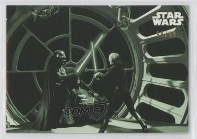 2020 Topps Star Wars Black and White: ROTJ Green Hue Shift 98/99 Darth Vader 2k3
