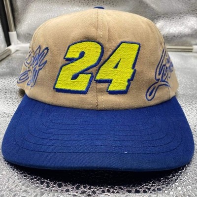 Vintage Jeff Gordon Nascar 24 Winston Motorsport Traditions Hat Mens OS Tan Cap
