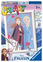 Ravensburger Creart Disney Frozen Elsa And Anna Paint By Numbers Kits For Childr