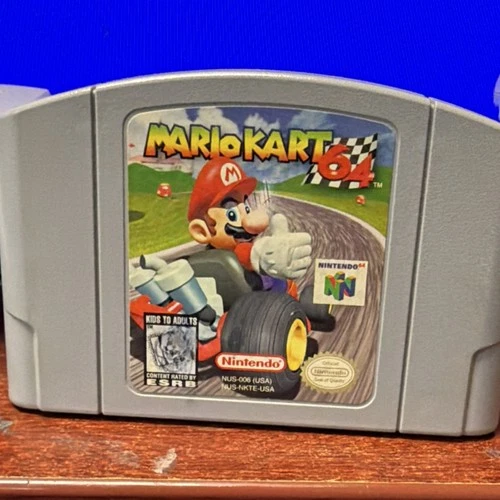 Nintendo Mario Kart 64 Nintendo 64 N64 NTSC-U/C E Multiplayer Racing *Tested*