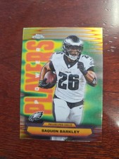 2025 Topps Chrome Football Saquon Barkley Power Players #PP-413Eagles