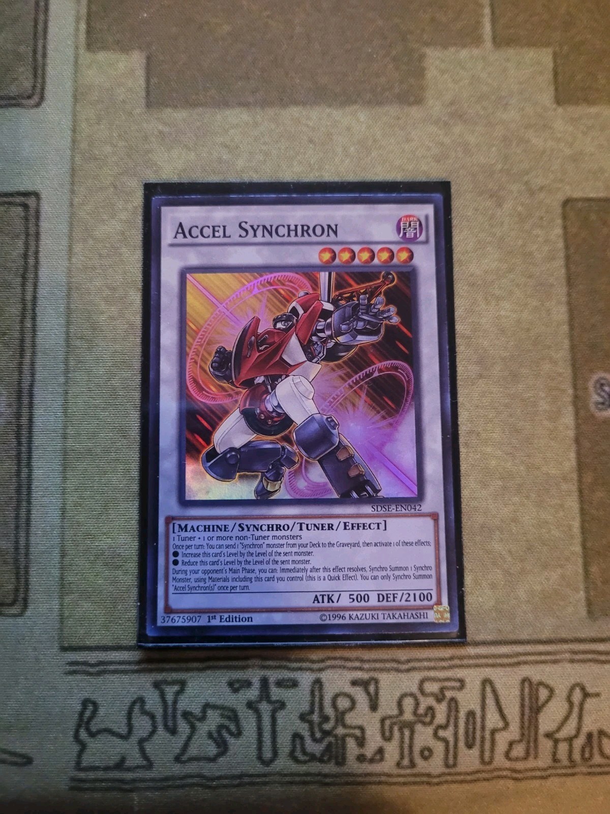YUGIOH ACCEL SYNCHRON SDSE-EN042 SUPER 1ST ED NM