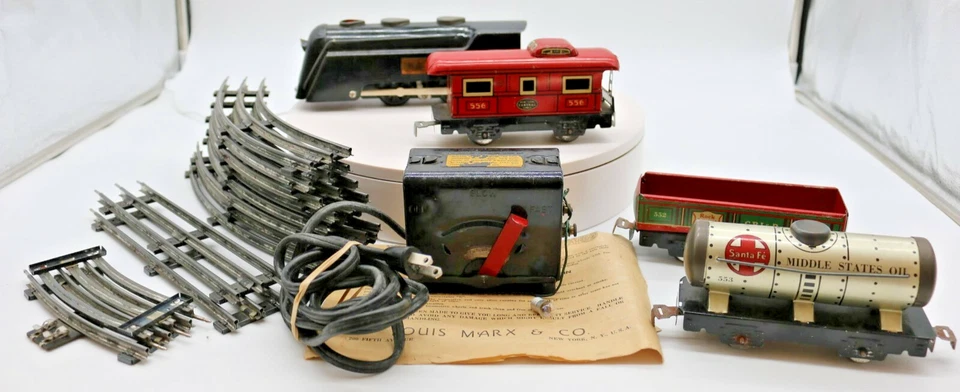 Pre-War Marx Commodore Vanderbilt Boxed Train Set - Tested O Gauge 1:48 Scale  - Image 3 of 4