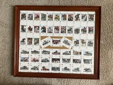 Framed Picture Of Show Jumping Playing Cards - Top Horses In History