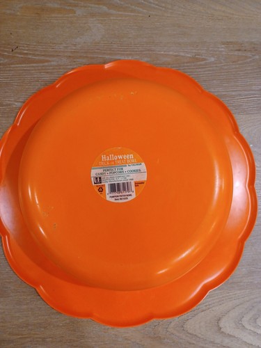 Vintage 90's Halloween Decorative Candy/Popcorn Bowl 14x14 EUC - Imagen 6 de 7