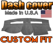 Fits 2008-2010 Chrysler Town Country Dash Cover Dashboard Pad Charcoal Grey