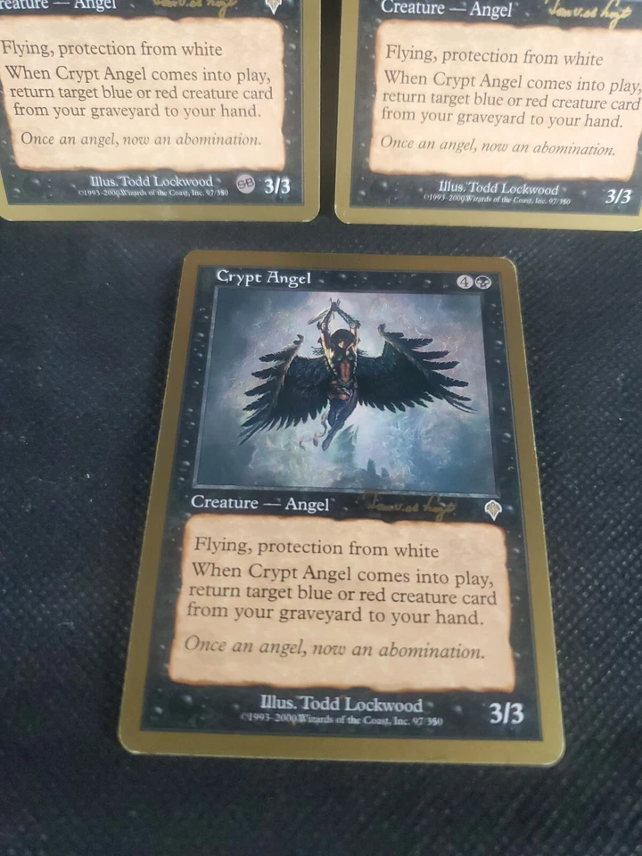 3x Crypt Angel Tom van de Logt 2001 World Championship NM Magic MTG See Pics - Image 4 of 4