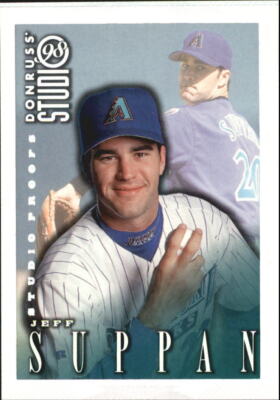 1998 Studio Silver Press Proofs #168 Jeff Suppan /1000 - NM-MT