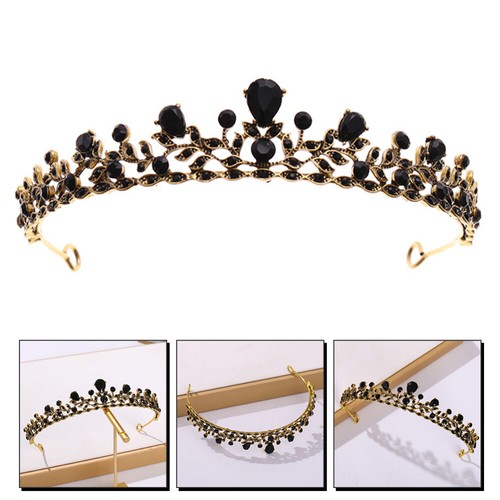 Geburtstag für Mädchen Hochzeit Tiara Kristall Kronen Diademe Brautjungfer - Bild 2 von 12