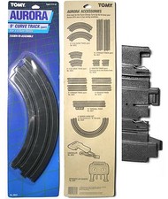 2 TOMY Aurora AFX 1986 HO Slot Car 1/4 sect. 9" radius Curve Tracks 8623 Carded