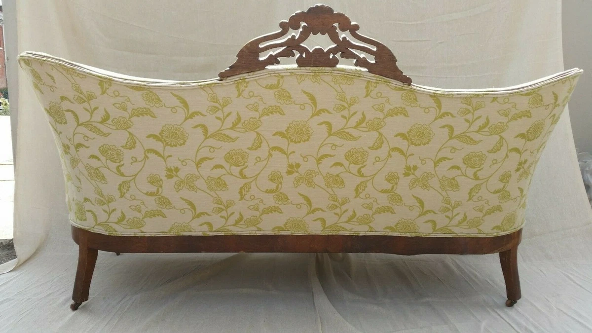 ANTIQUE WALNUT VICTORIAN SOFA SETTEE eBay