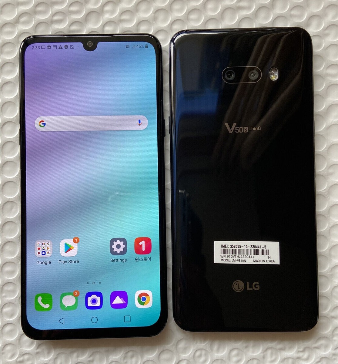 LG V50 ThinQ - 256 GB - Aurora Black (Unlocked) for sale online | eBay