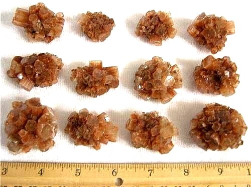Aragonit Kristall Cluster 12 Cluster pro Gewinner 1-2 Zoll Versand Priorität - Bild 1 von 1