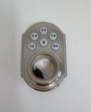 Kwikset SmartCode 909 Traditional Deadbolt Exterior Keypad, Satin Nickel
