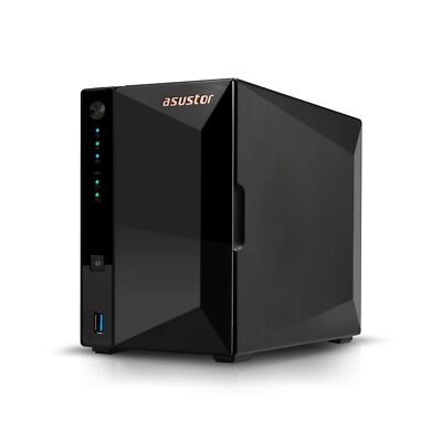 Asustor Drivestor 2 Pro Gen2 AS3302T v2, 2 Bay NAS Storage, 1.7GHz Quad-Core,...