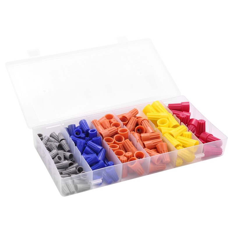 RT-153158さま専用 158Pcs 5 Colors Electrical Wire Connector Twist-On Screw Terminal