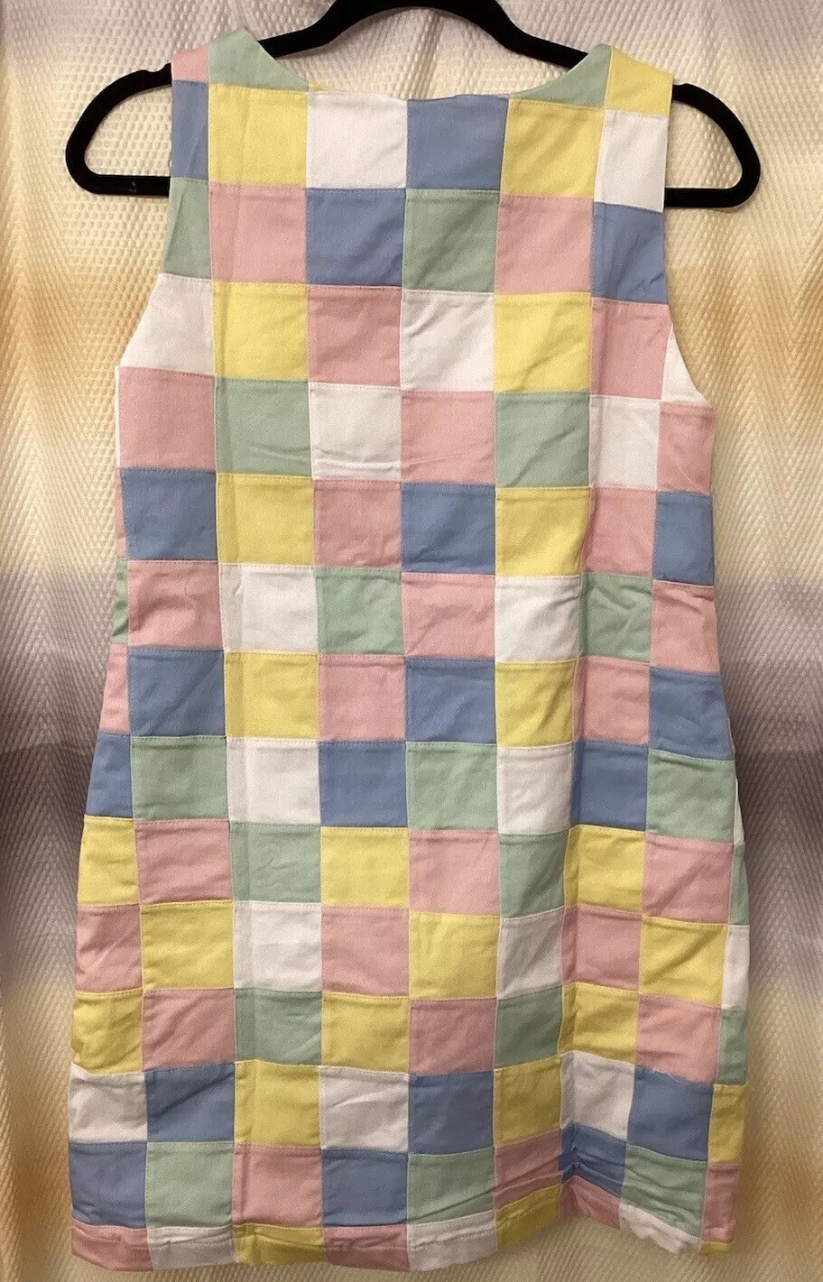 Kiel James Patrick Pastel Patchwork Shift Dress N… - image 2