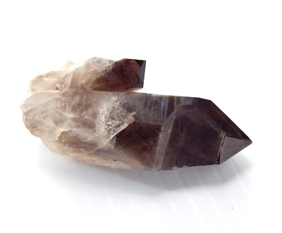 Smoky Quartz Crystal Cluster Radiated Mineral 38.4g 63mm Natural Point Healing