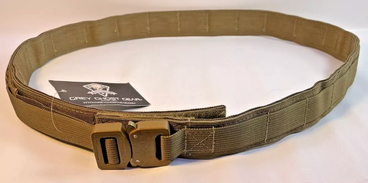 Grey Ghost Gear Paladin Cobra Buckle Rigger Belt XL, Measured Waist 41”-45”