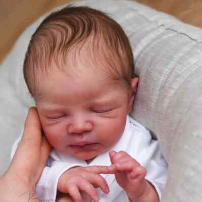 16'' Reborn Doll Kit Newborn Baby Zendric Unpainted Unfinished Body Parts DIY Toy