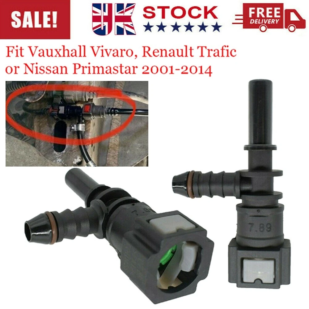 For Vivaro Primastar Trafic Diesel Heater Return Fuel Line T-piece 