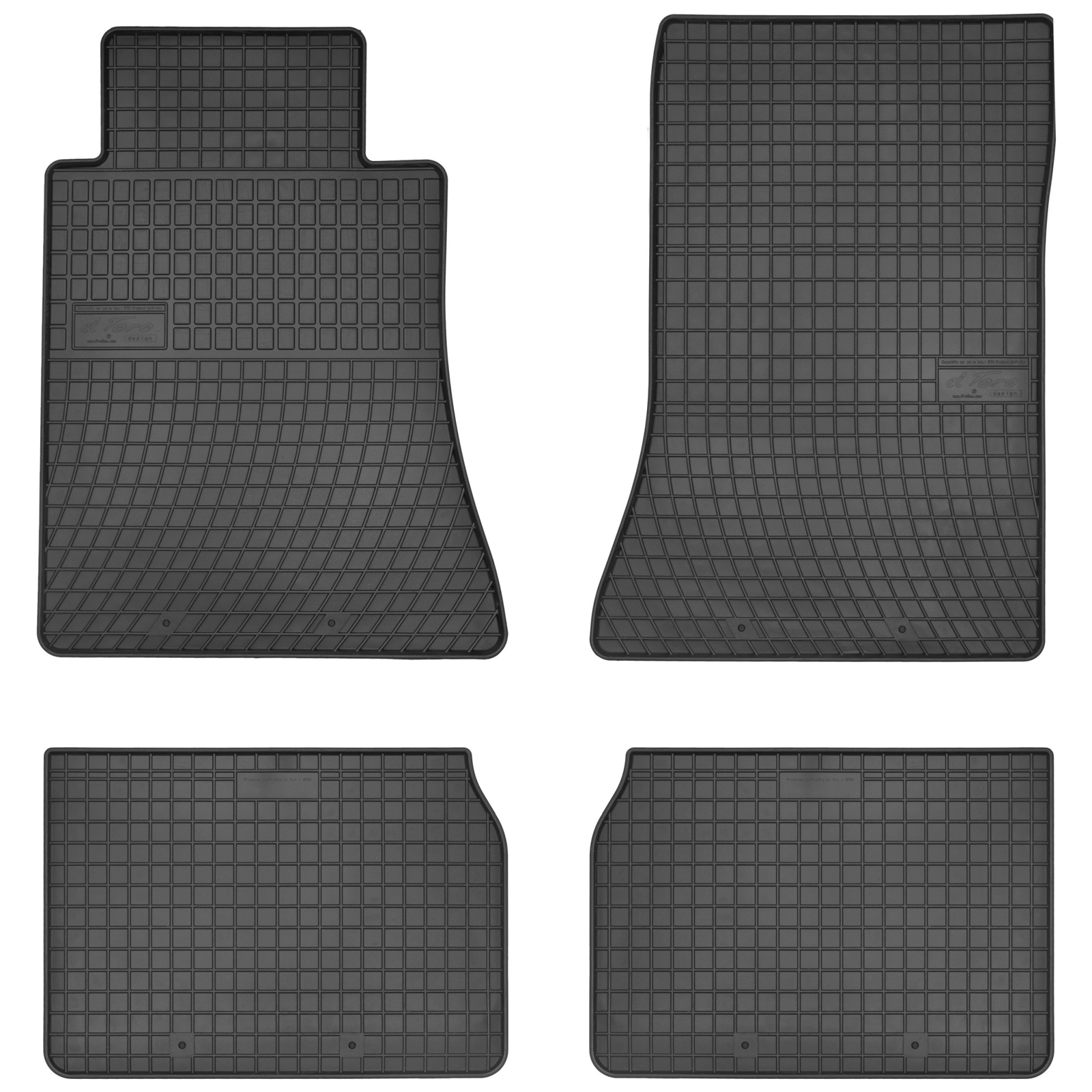 Tapis de sol Frogum El Toro en caoutchouc durable de qualité supérieure pour Mercedes W124
