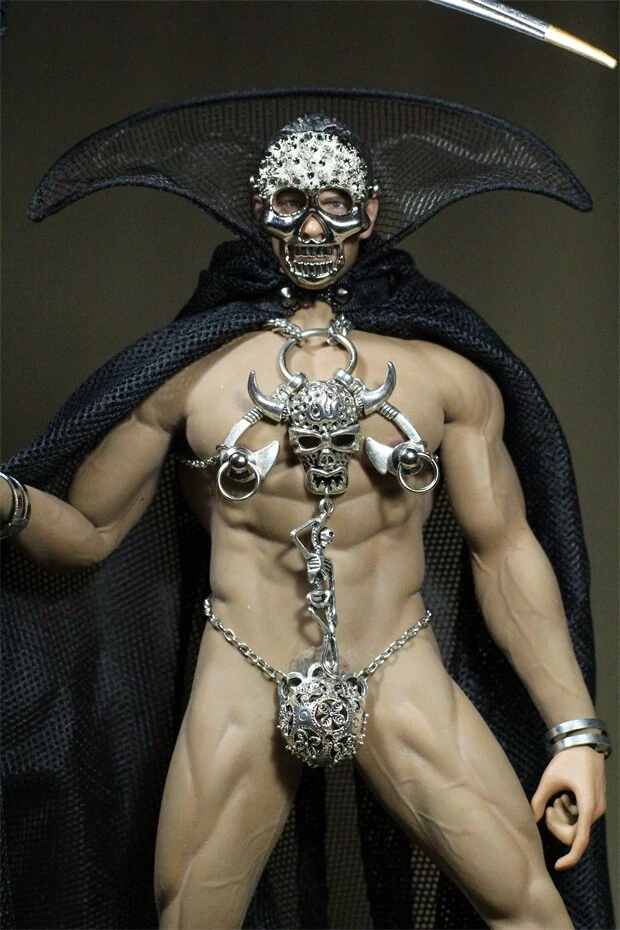 1/6 Sexy Grim Reaper Chain Set Model Fit 12" Male PH TBL Action Figure Body - Image 4 of 4
