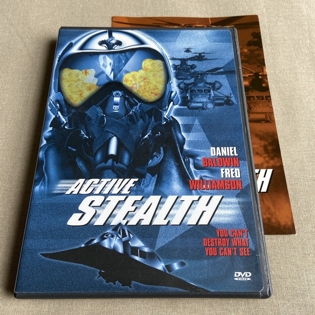 Active Stealth (DVD, 1999) W/ Insert Crime Daniel Baldwin Lisa
