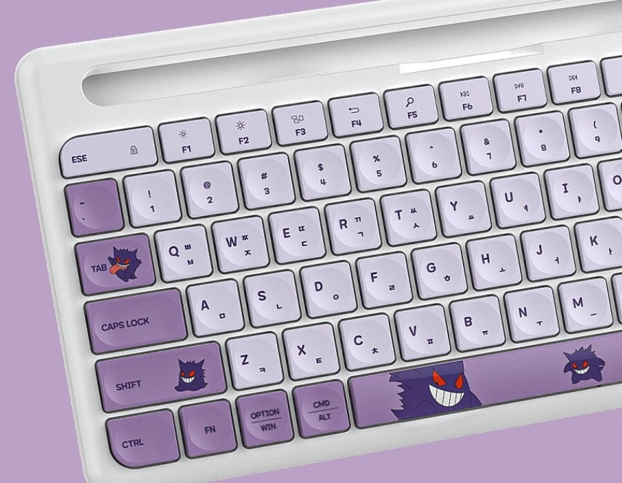 Pokemon GENGAR Wireless Keyboard + Mouse + Mouse Pad + Keyboard Cover SET - Image 2 of 4