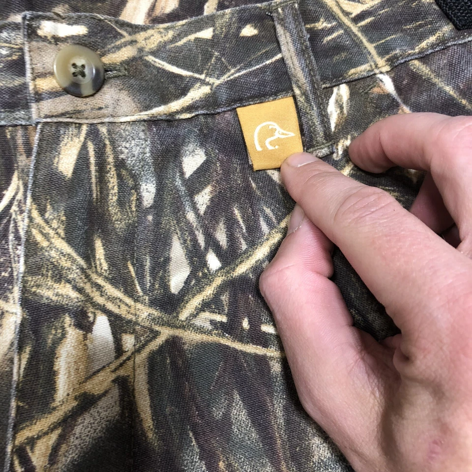 Whitewater Ducks Unlimited Pants Mens M Wetlands Camo Adjustable Waist Hunting - Image 4 of 4