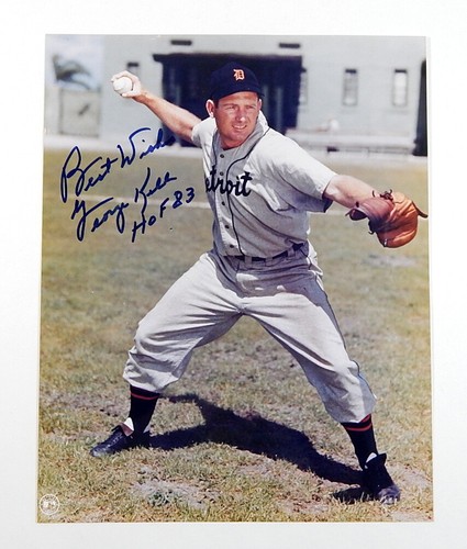 George Kell HOF 83 Signed 8x10 Color Photo Detroit Tigers Auto Autograph