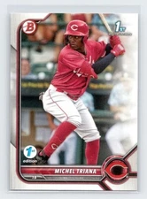 2022 Bowman - 1st Edition Prospects Michel Triana #BPPF-75 (RC) Cincinnati Reds