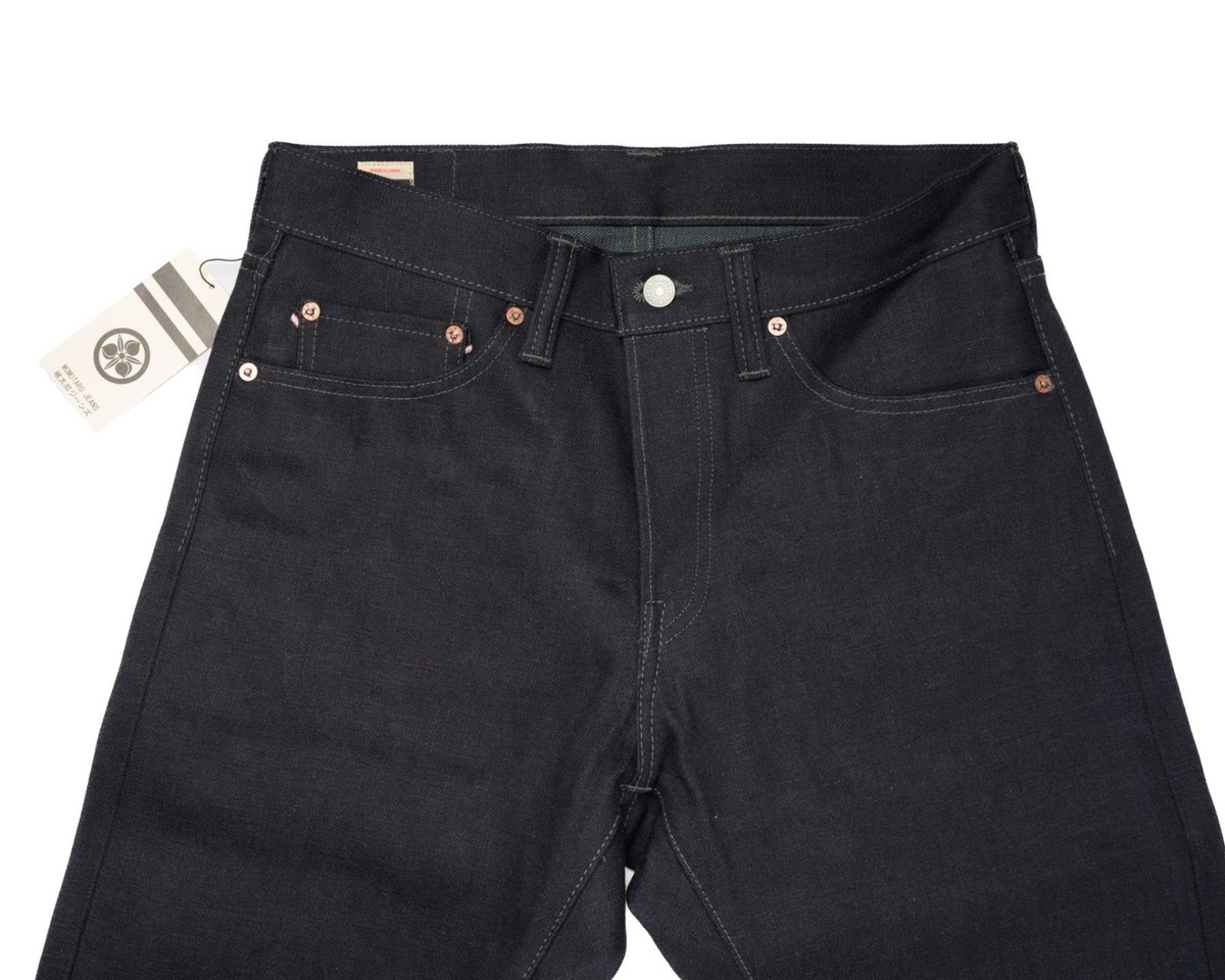 maimero　0605 Momotaro 18oz Indigo X Grey Selvedge Denim Jeans Natural