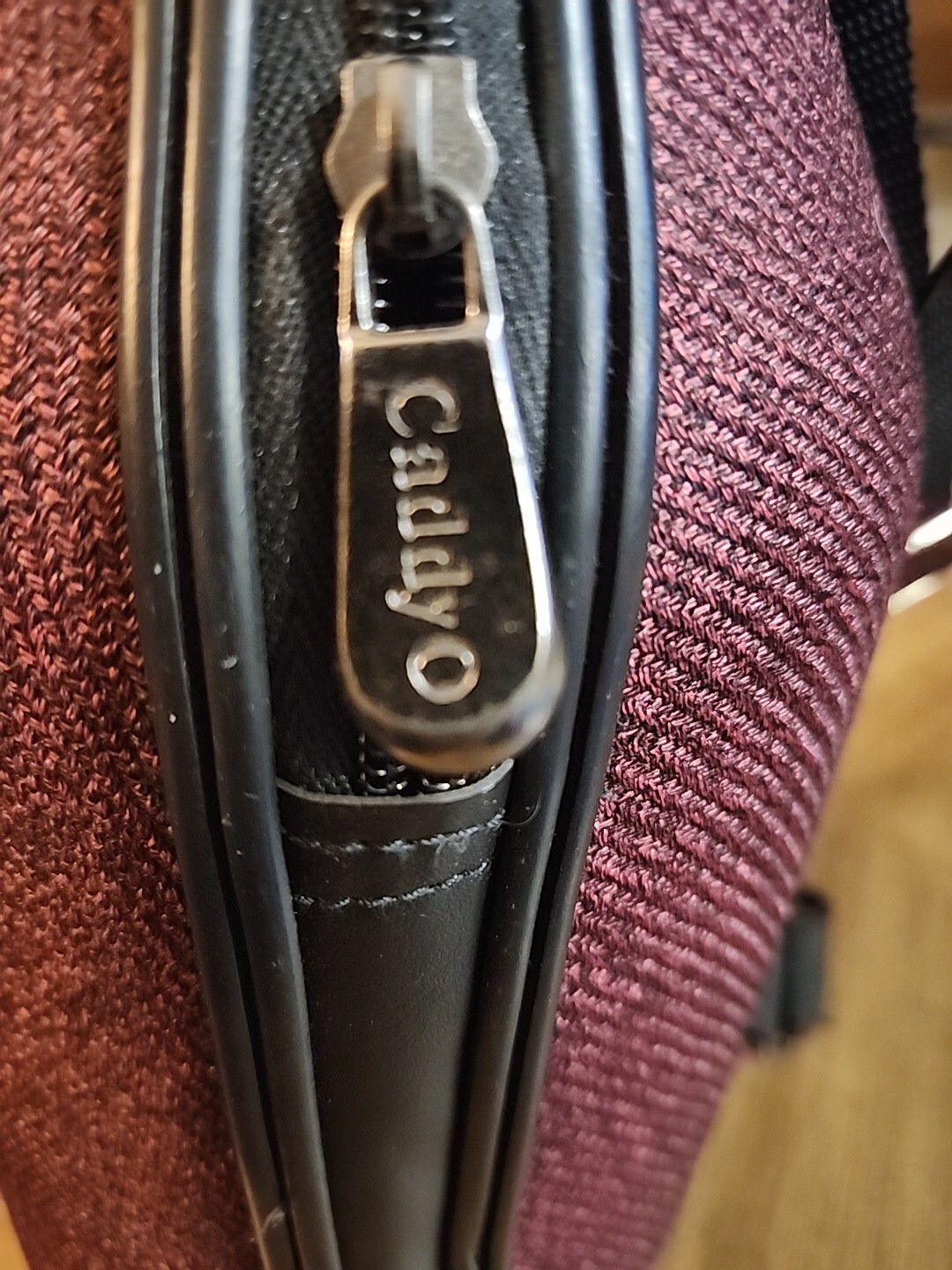 Caddy-O Wine Cooler Traveling Case 15" Burgundy