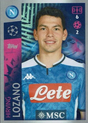 Topps Match Attax Champions League Sticker CL 19/20 No. 361 Hirving Lozano SSC