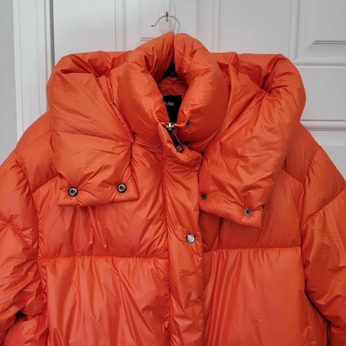 NWT Chris Wang X K - Zell Orange Puffer Coat Hooded NWT Chris Wang X K - Zell Orange Puffer Coat Hooded