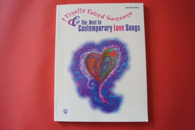 The Best in Contemporary Love Songs .Songbook Notenbuch .Piano Vocal Guitar PVG