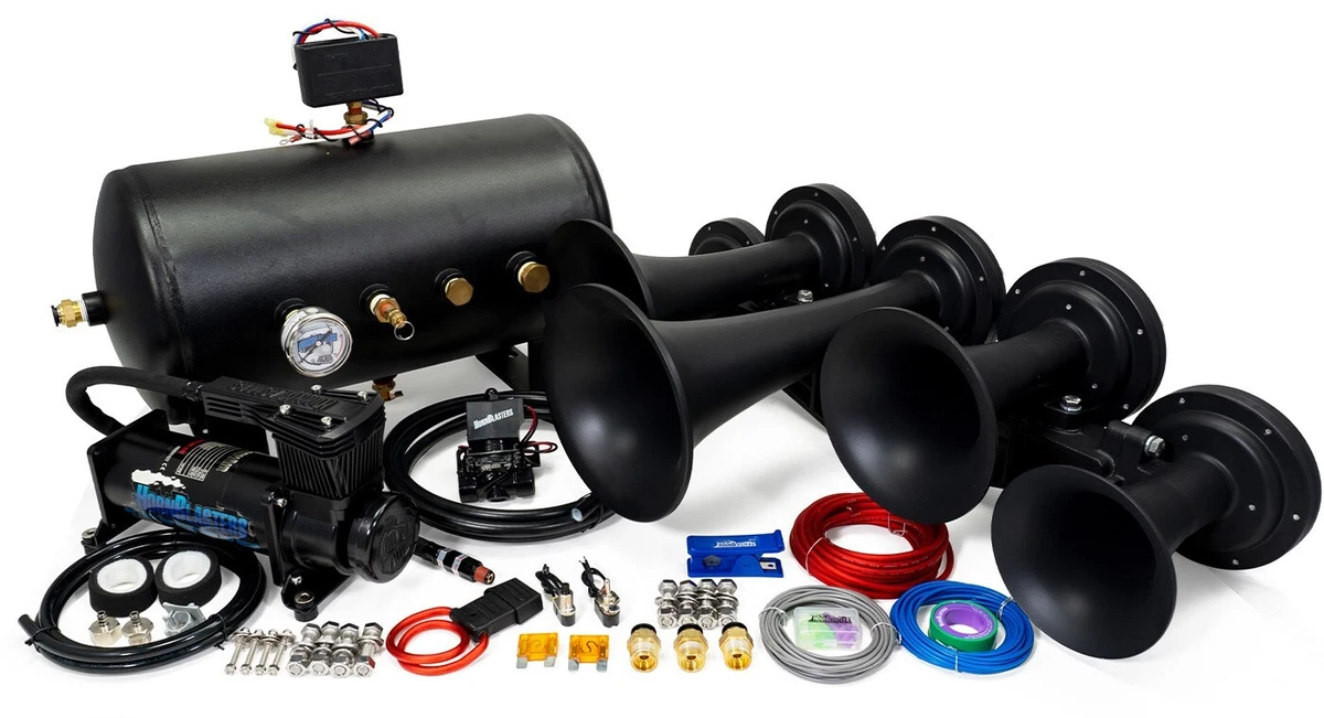 Nathan AirChime K5LA Real Train Horn Kit w/ HornBlasters 544K Onboard Air  System