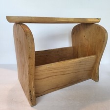 Shoe Shine Groomer Box Wooden Vintage Footman Shoe Shine Wood Carrier Box Simple