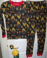 Darth Vader All Over Design Star Wars 2 Piece Set Long Pajama PJ Boys Size 4 NWT